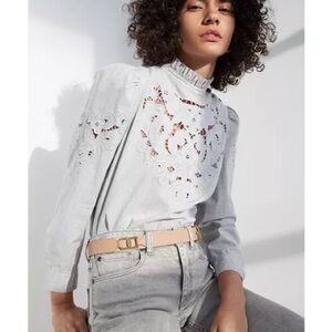 La Vie Rebecca Taylor
Leah Embroidered Eyelet Top (Fall 2019 Collection)